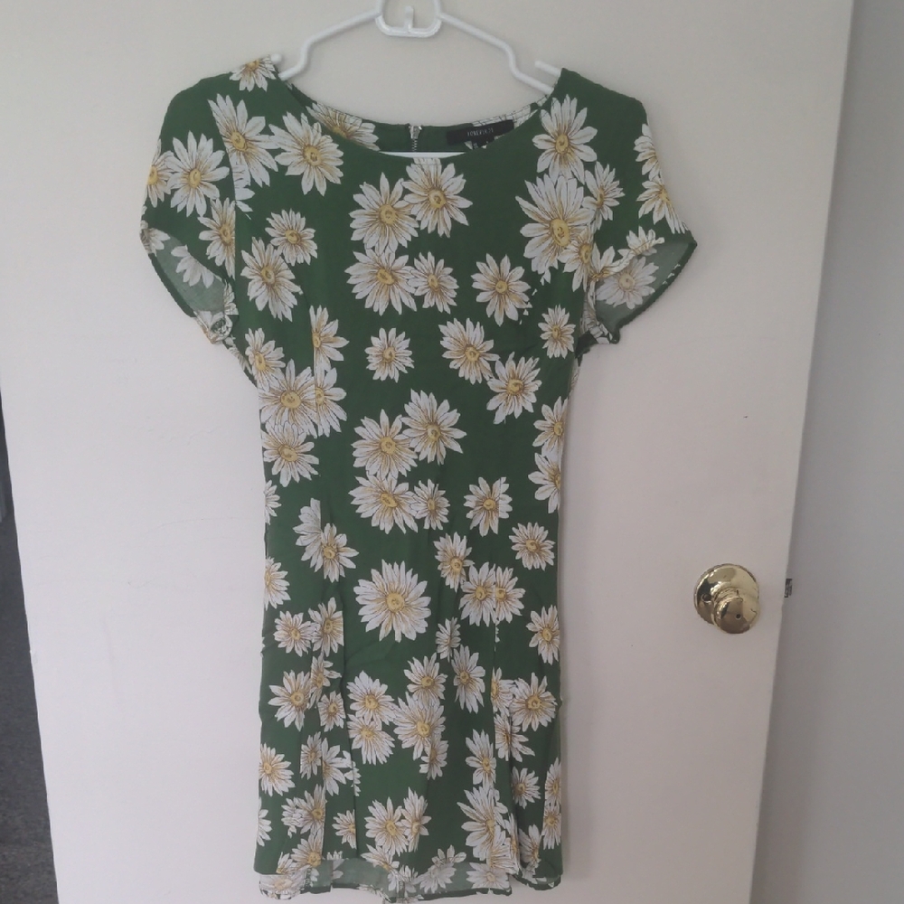 Floral Green Dress